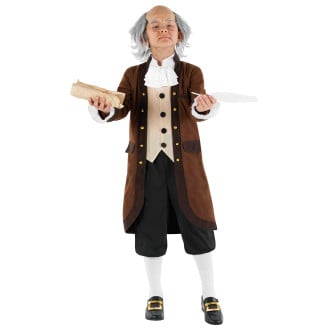 Kids Benjamin Franklin Costume