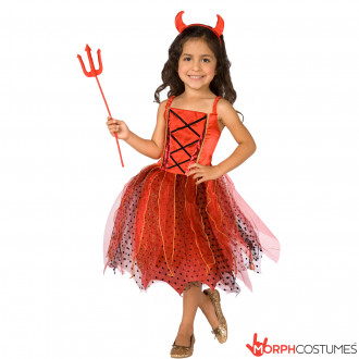 Kids Devil Light Up Costume - Red