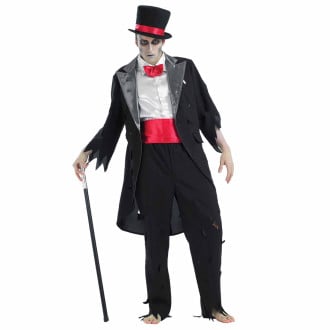 Mens Zombie Corpse Groom Costume