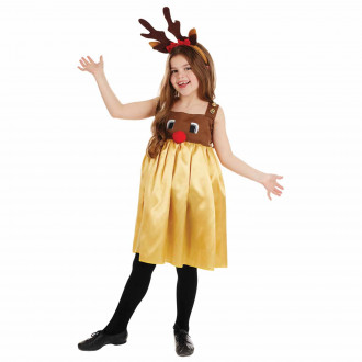 Kids Reindeer Rudolph Dress Costume
