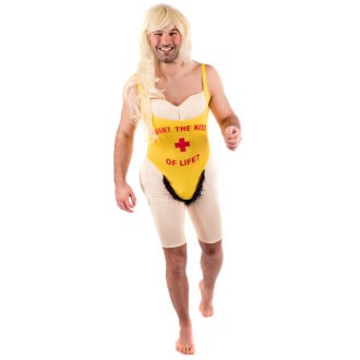 Mens Kiss Of Life Guard Costume