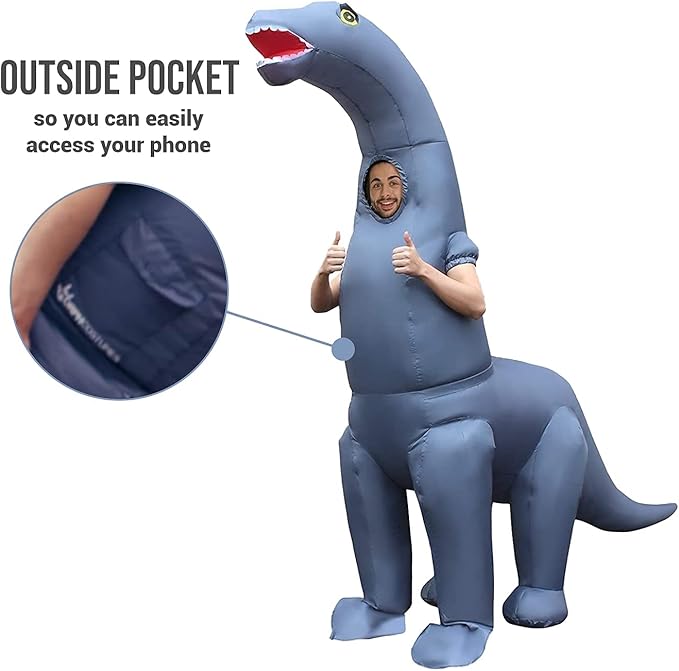 Costume gonflable Diplodocus pour Enfants - Fiesta Republic