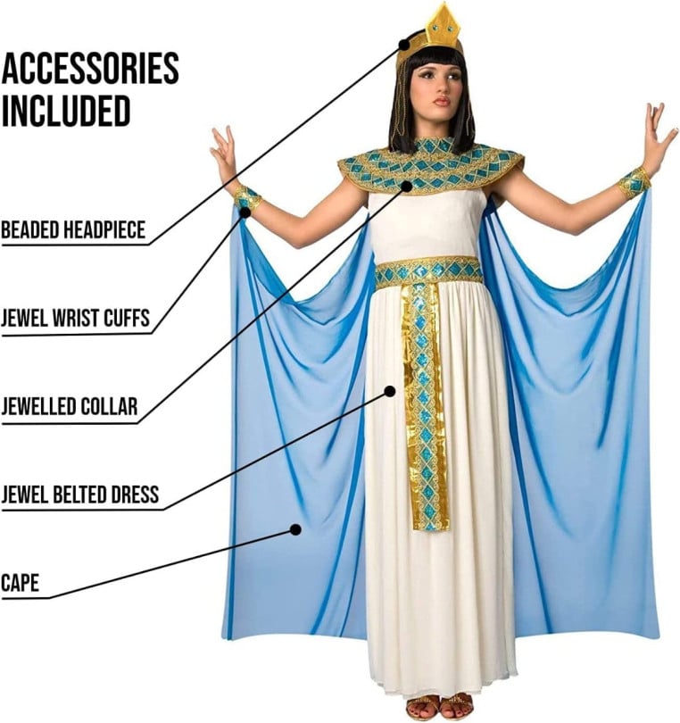 Womens Cleopatra Egyptian Costume Womens Cleopatra Egyptian Costume