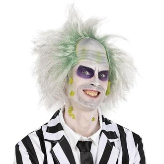 Mens 80s Beetle Ghost Wig