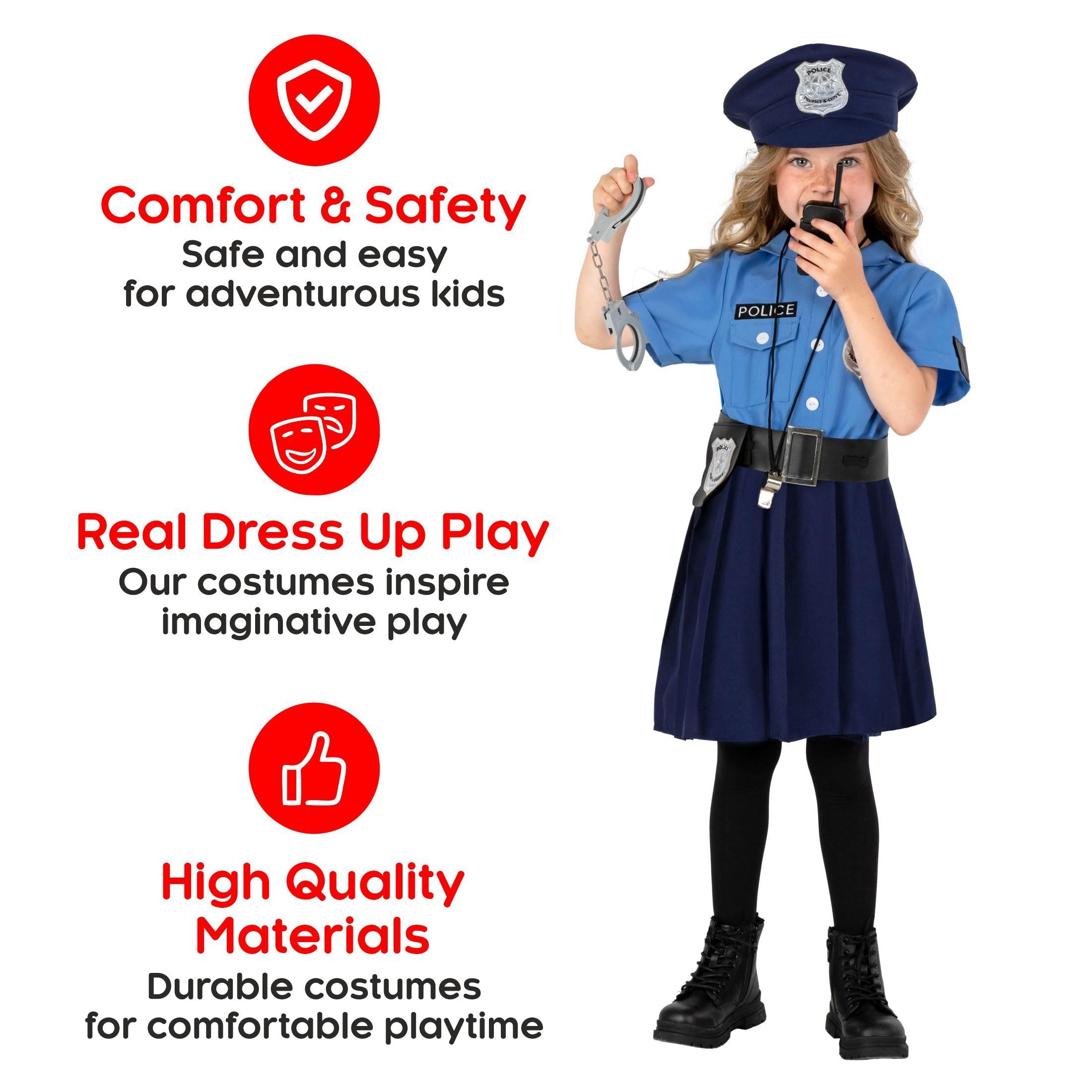 blue dress police Kids Officer Costume police costume realistic Calvin Klein Women's Petite sewing pattern with projector Worn by girls who Chest:52