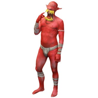 Jaw Dropper Orc Morphsuit - Red