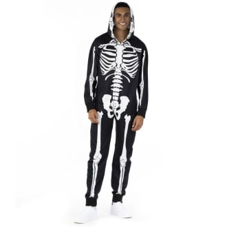 Mens Skeleton Onesie