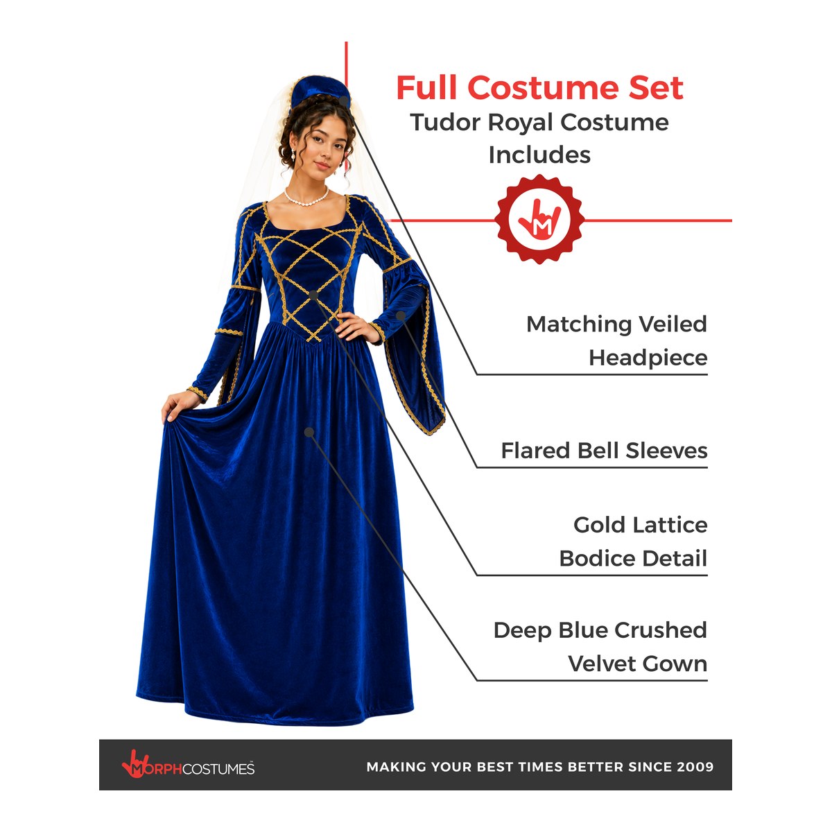 tudor ladies dress Lady Royal Costume historical tudor gown