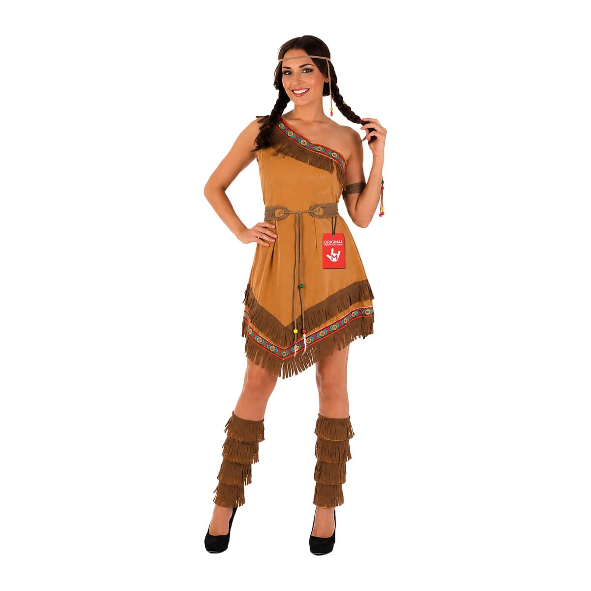 ladies native american fancy dress Women's Indian Squaw Costume capturing the essence of