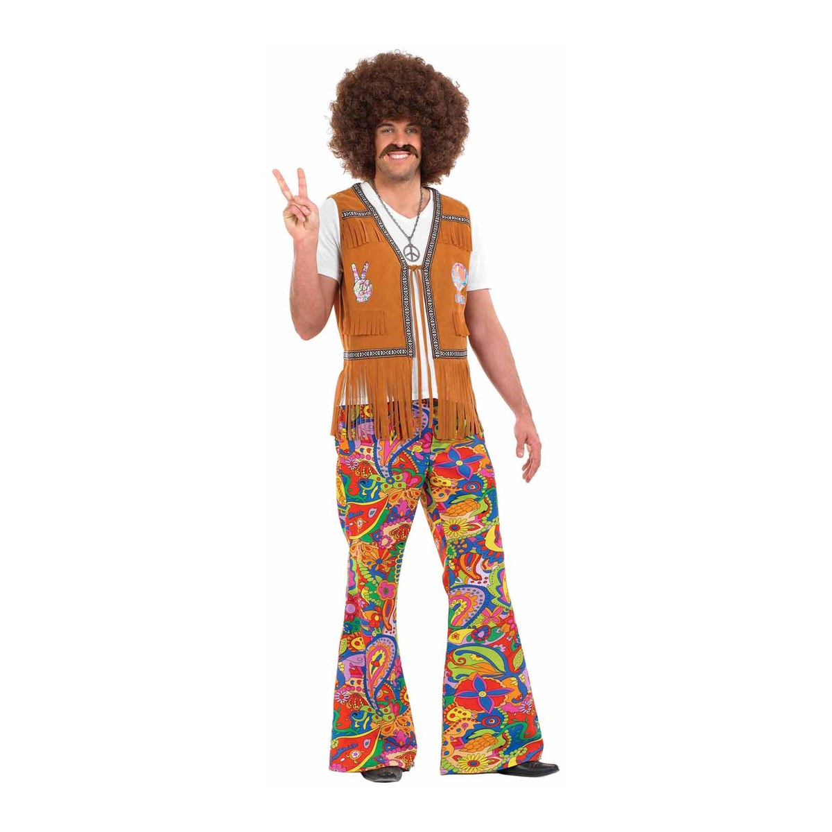 Men's 60s Psychedelic Flared Pants