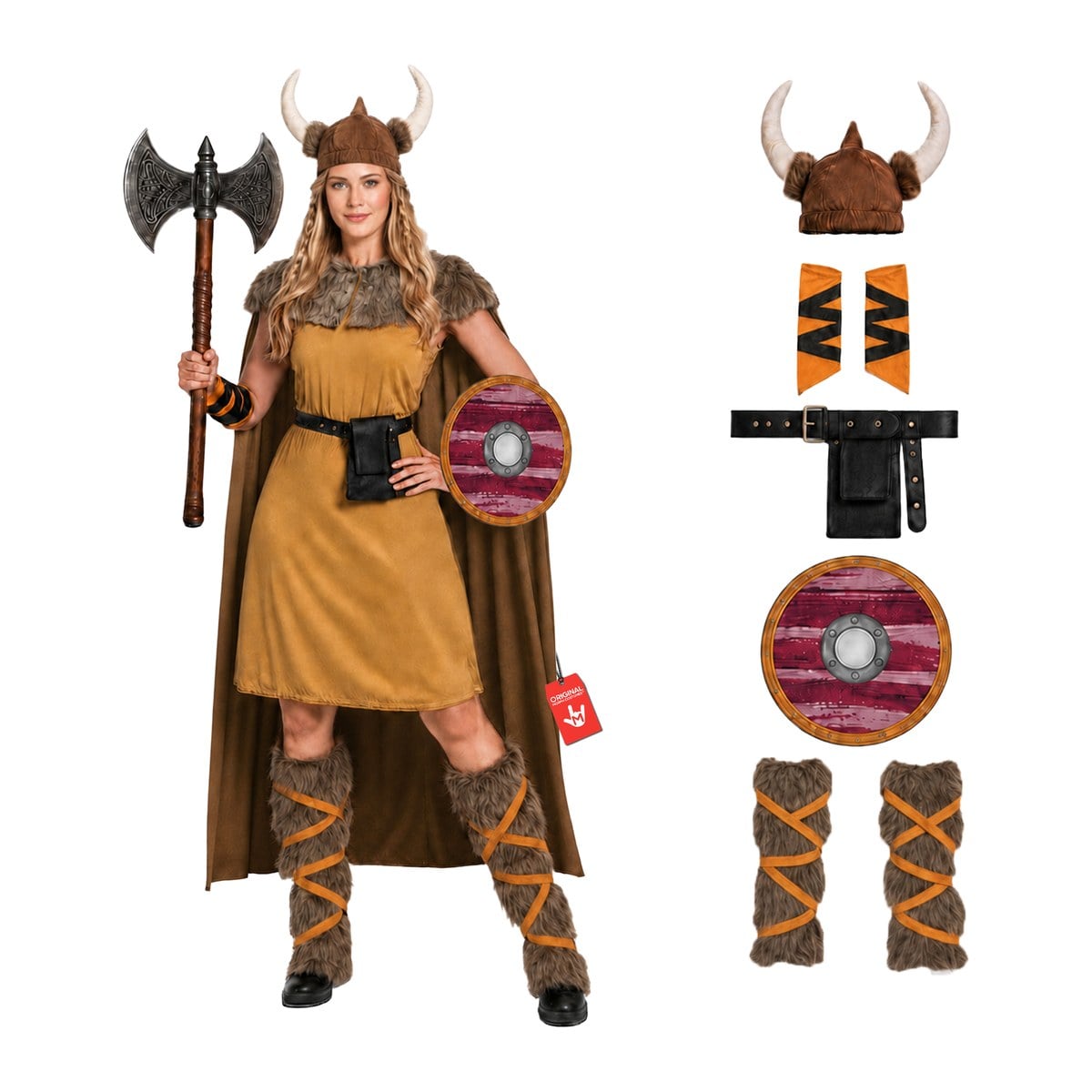 viking fancy dress ladies Women's Warrior Costume with Shield female viking costume ideas