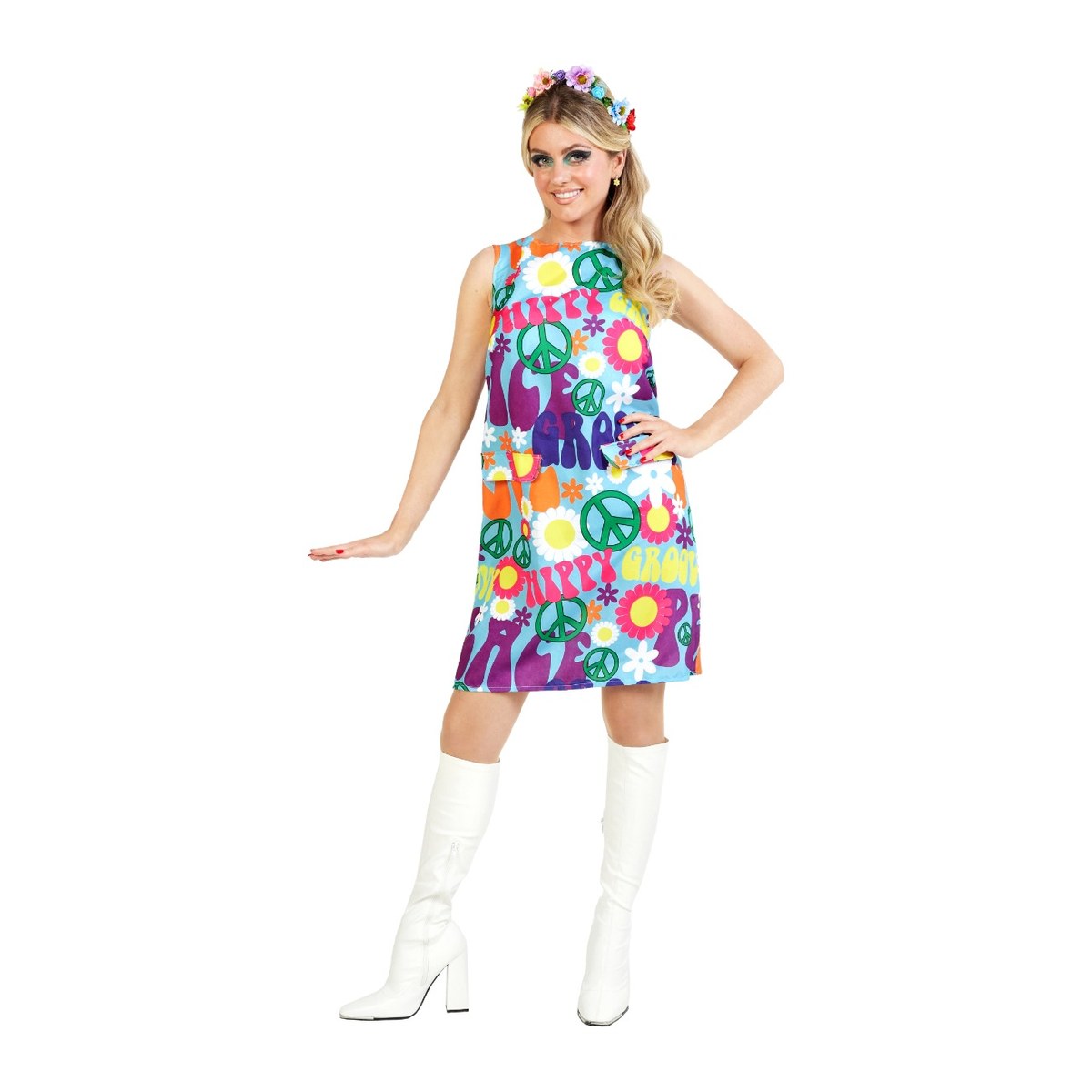 Women's Groovy Hippie Costume