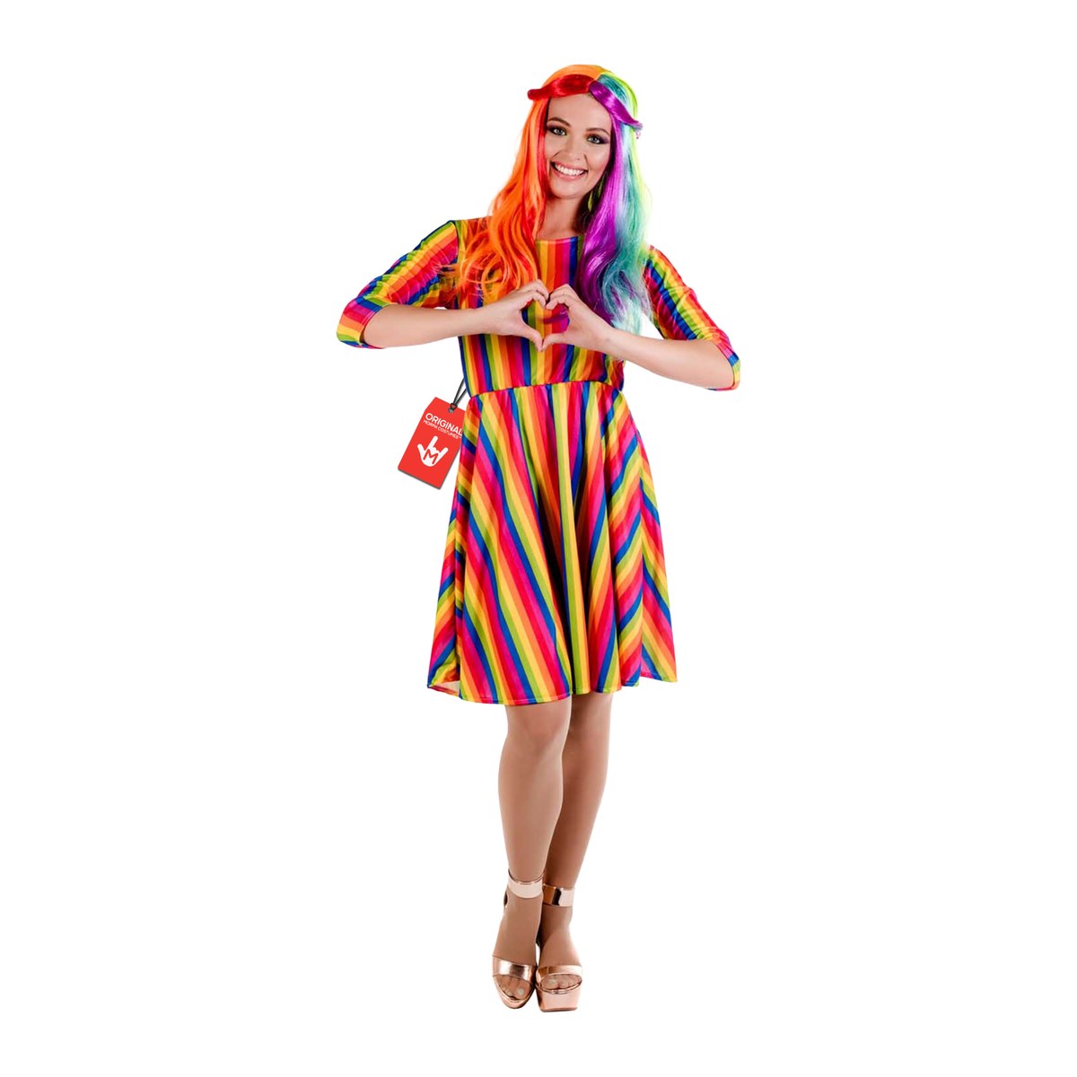 ladies rainbow dress Womens Pride Costume Rainbow outfit