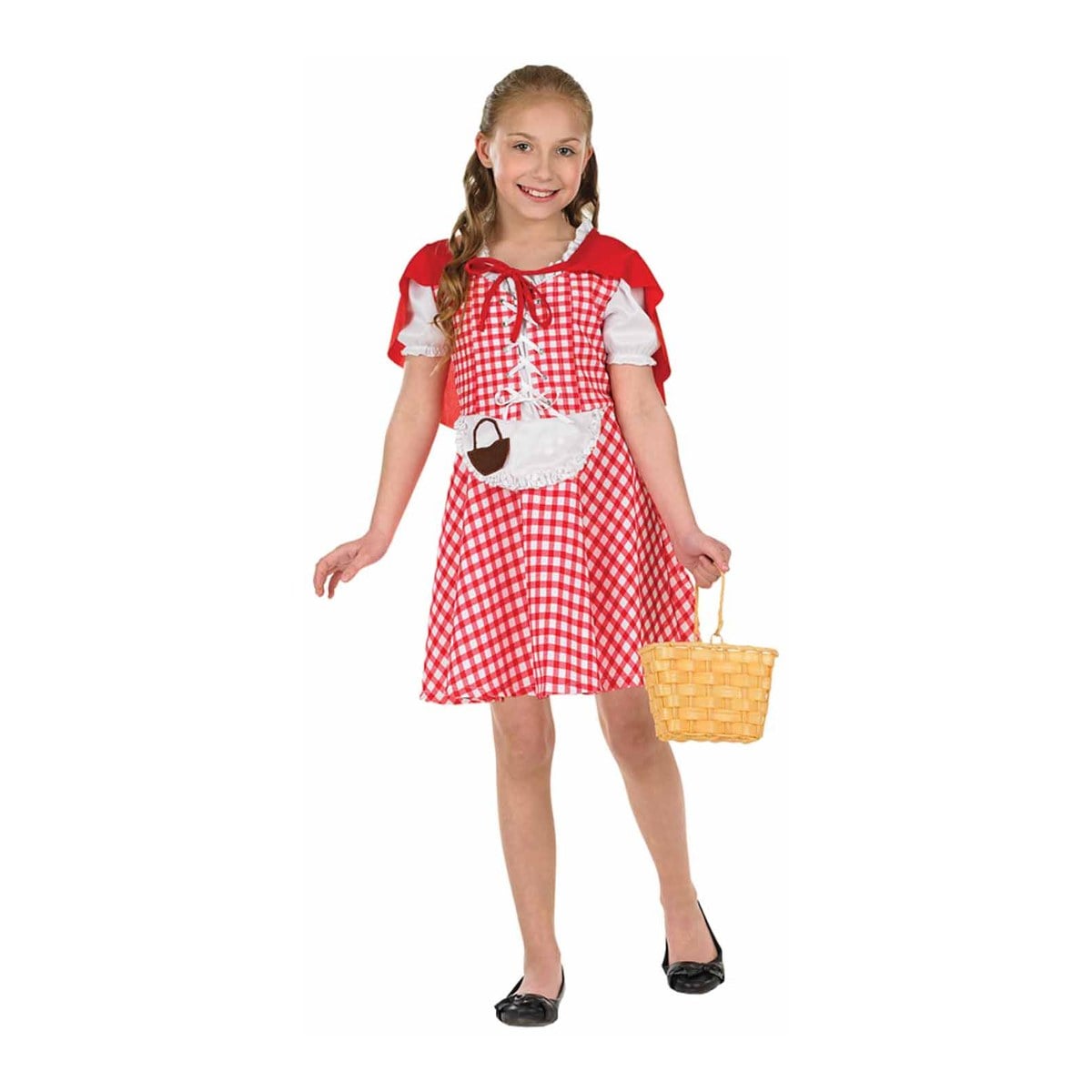 Kids Red Fairytale Cape Costume
