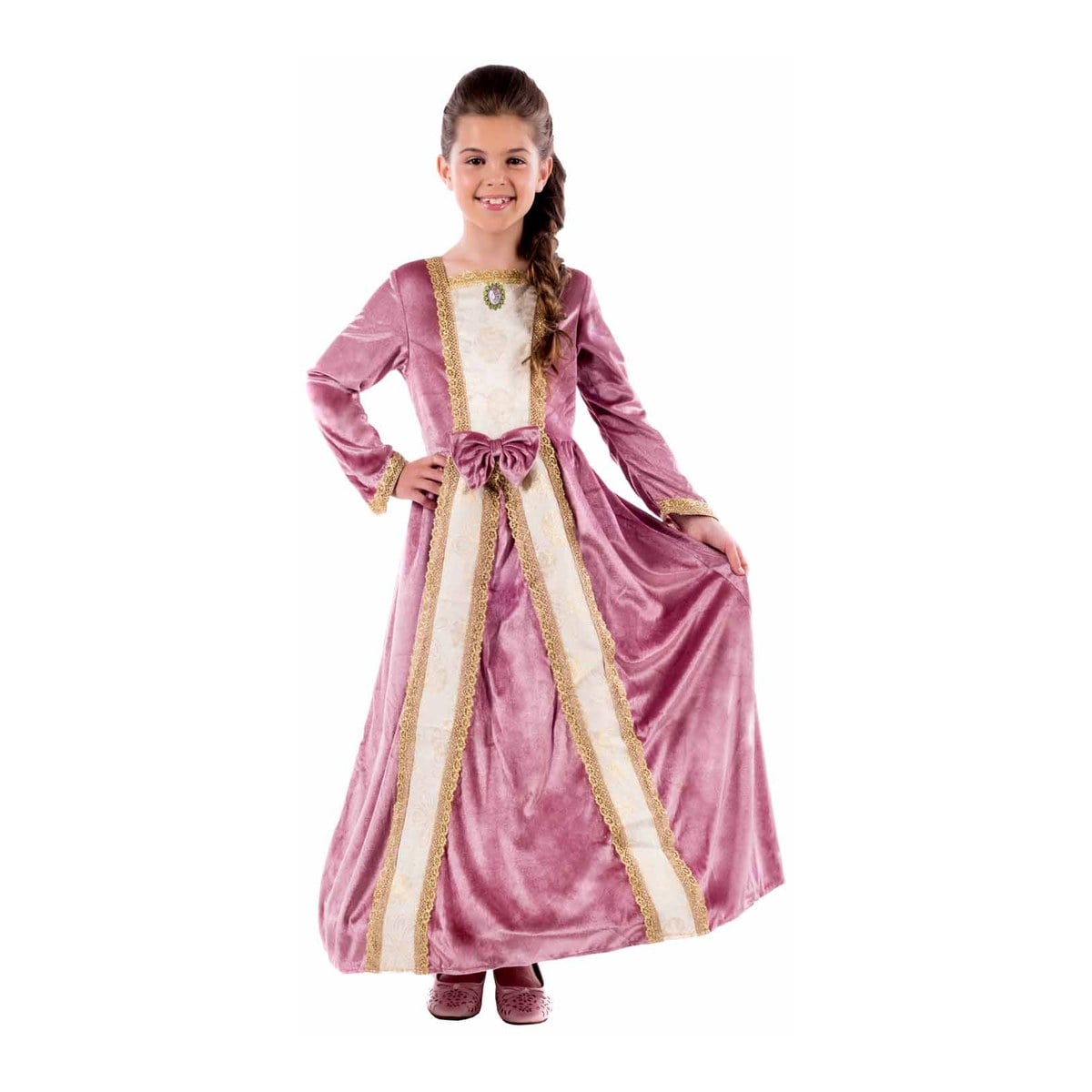Kids Deluxe Pink Queen Gown Costume