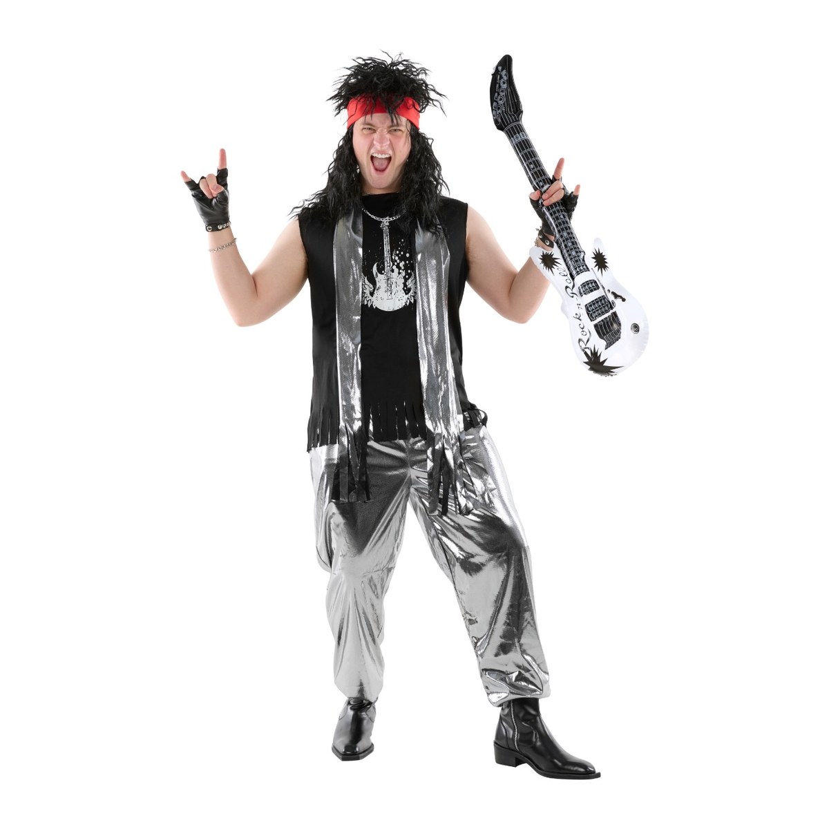 Men's 80s Glam Rocker Costume