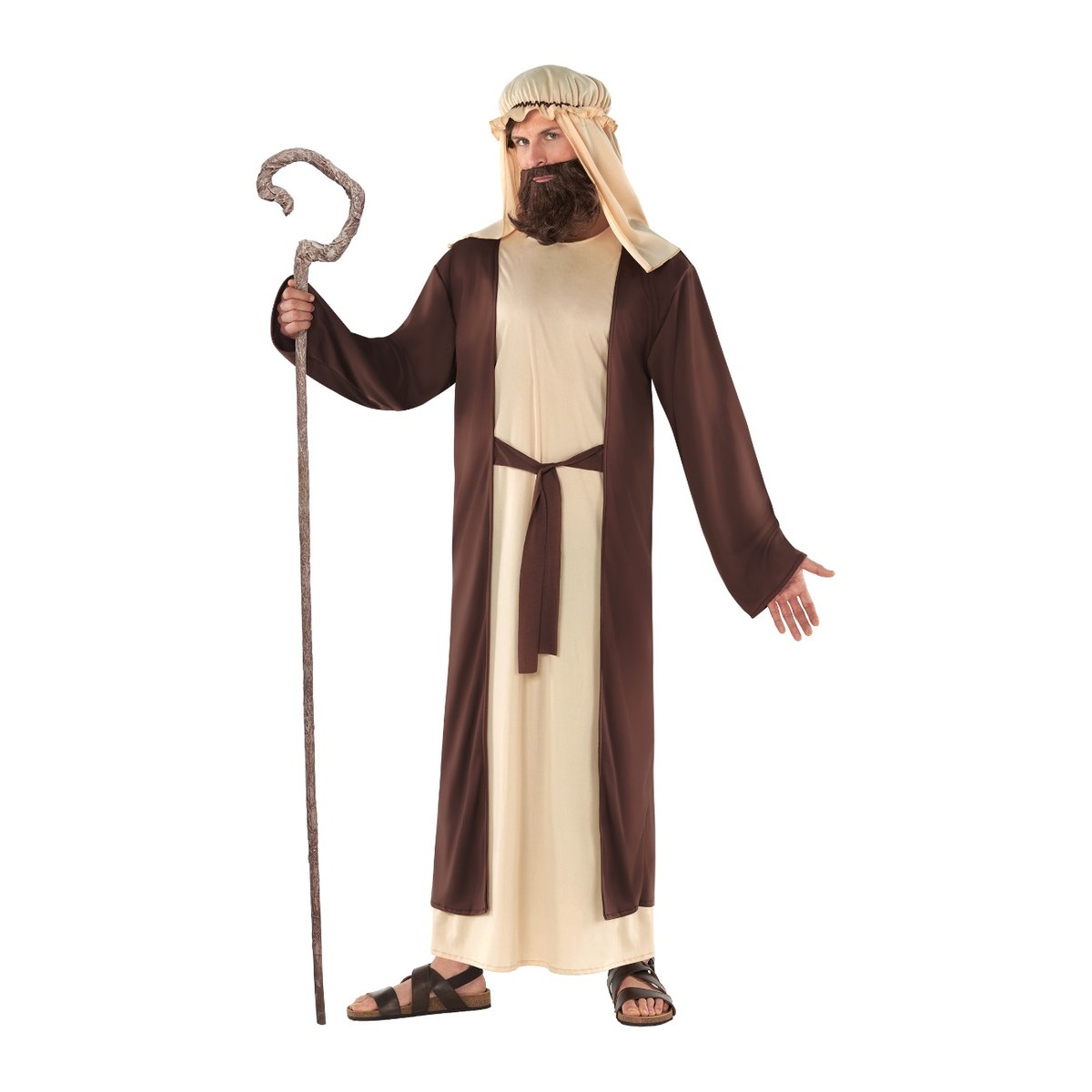 Men's Brown Joseph Nativity Christmas Costume