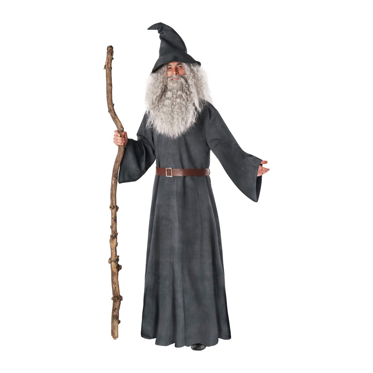 Mens Gray Wizard Costume-MCPALS