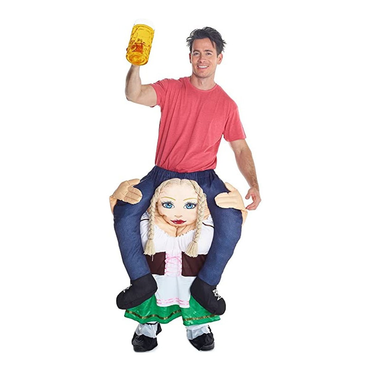 German Beer Wench Piggyback Costume