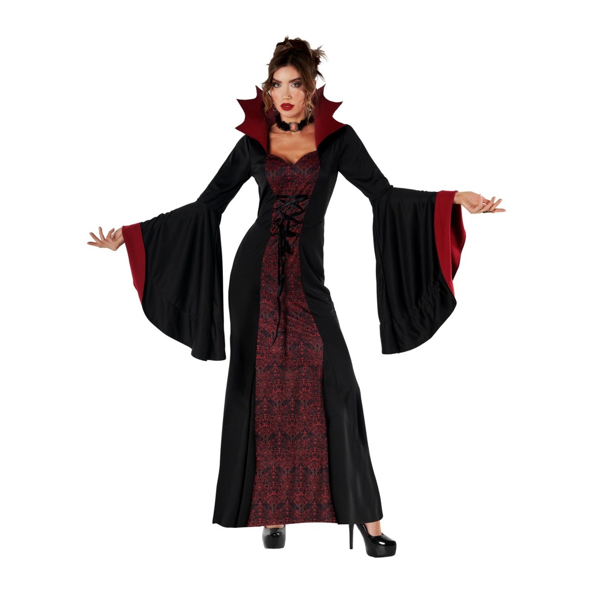 Women's Vampiress Long Dress Costume