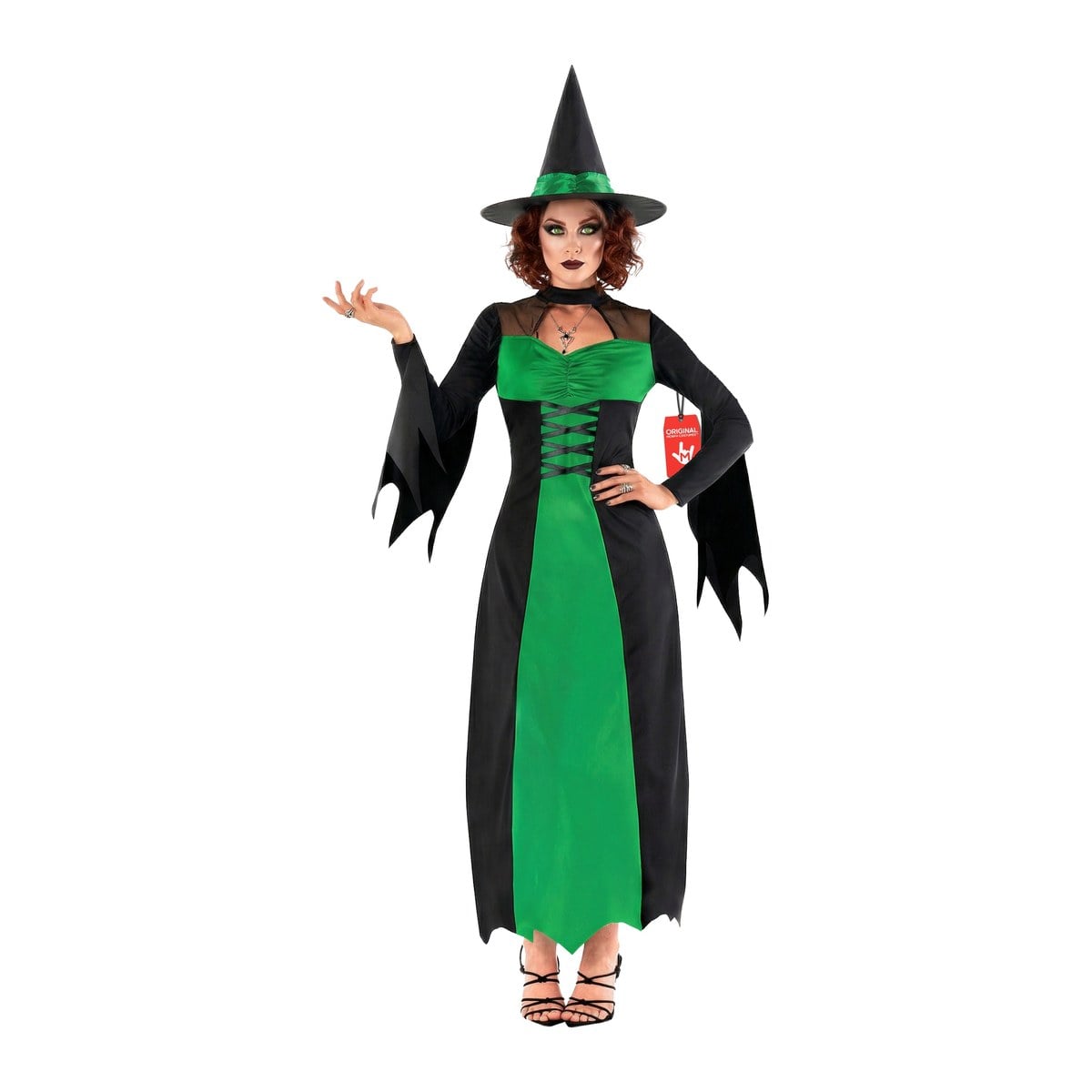 green dress witch Morph Costumes for Women Wicked Witch Costume Women, Womens Halloween Costume Adult, Fancy for Adults Medium green cottagecore dress