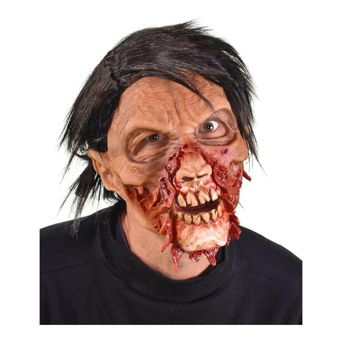 Torn Zombie Latex Mask