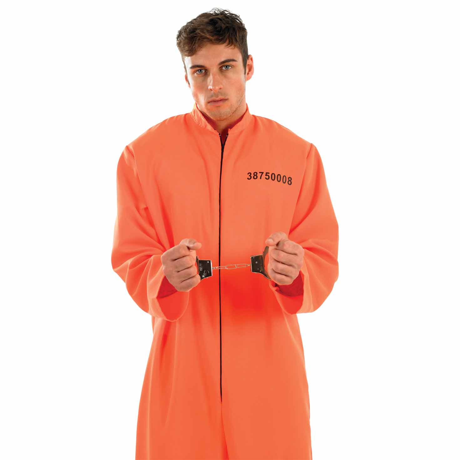 Amazon.com: ReneeCho Men's Prisoner Costume Jail Bird, Orange, Large :  Clothing, Shoes & Jewelry