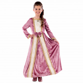 Kids Deluxe Pink Queen Gown Costume