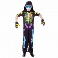 Kids Neon Skeleton Costume