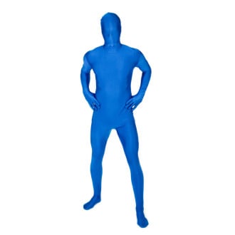 Mens Blue Morphsuit Costume