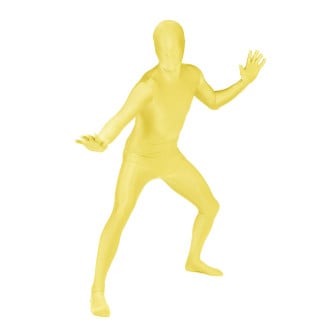 Mens Yellow Morphsuit Costume