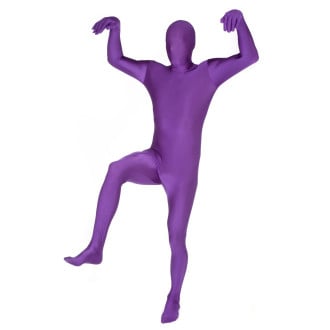 Mens Purple Morphsuit Costume