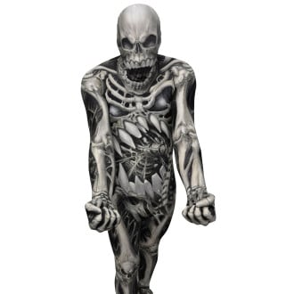 Skeleton Costume Skull & Bones Morphsuit