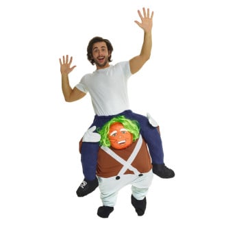 Chocolate Factory Worker Piggyback Costume