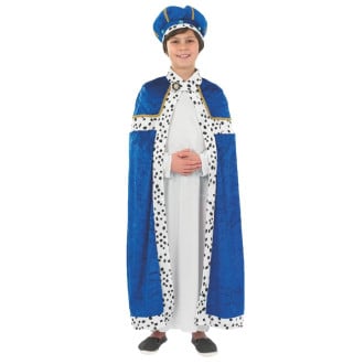 Kids Nativity Blue Wise Man Costume