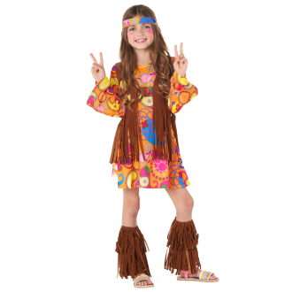 Girls Hippie Girl Costume