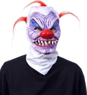 Evil Clown Latex Mask