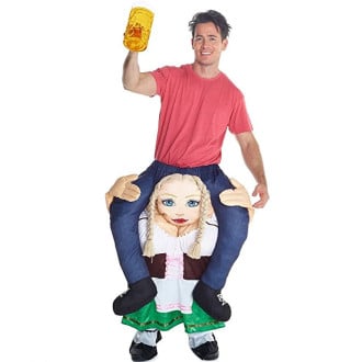 German Beer Wench Piggyback Costume
