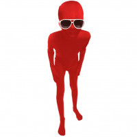 Kids Red Morphsuit