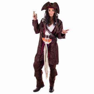 Deluxe Caribbean Pirate Costume Men