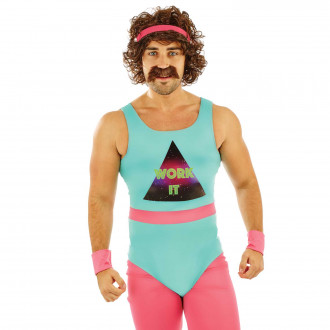 Mens 80s Fitness Instructor Costume