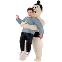 Kids Sumo Pick me Up Inflatable Costume