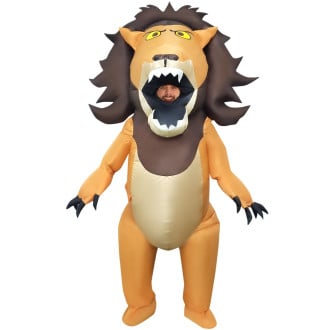 Lion Costume Big Mouth Inflatable Mens