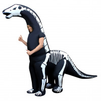 Giant Skeleton Diplodocus Inflatable Costume