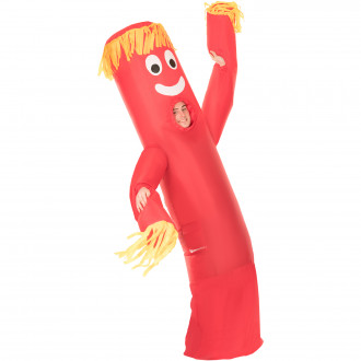 Red Wavy Arm Guy Inflatable Costume