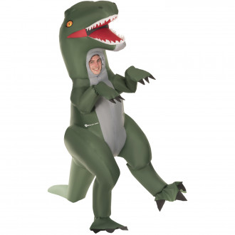 Giant Velociraptor Inflatable Costume