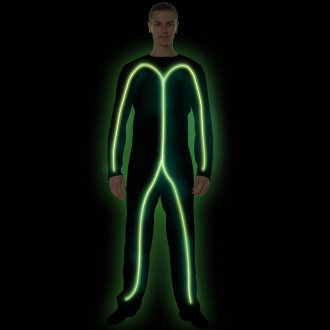 Green Glow Stick Man Costume