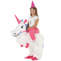 Kids Unicorn Ride On Inflatable Costume
