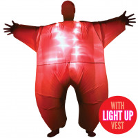 Red Light Up Inflatable Megamorph