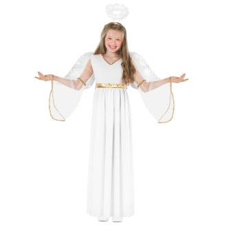 Kids Angel Christmas Girl Costume